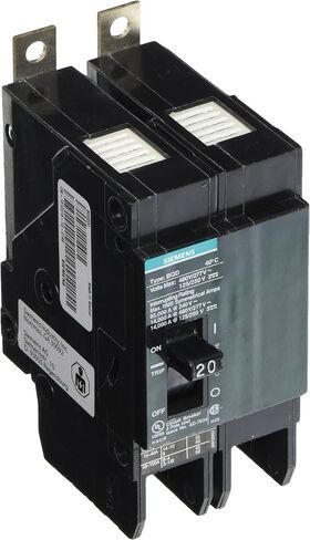 Siemens BQD220 20-Amp Double Pole 480Y/277V AC - 125/250V DC 14KAIC بولت في الكسارة in Saudi Arabia