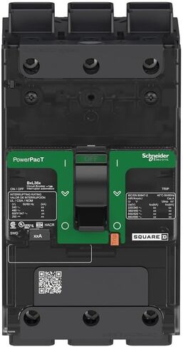 Square D by Schneider Electric BDL36030 PowerPacT B Circuit Breaker with Thermal-Magnetic Trip Unit Technology and Back Pan or DIN Rail Mounting, 30 Amp, 3 Pole in Saudi Arabia