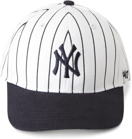 '47 York Yankees MLB Infant Basic MVP Cap - Navy Blue (Pinstripe White/Blue, Infant) in Saudi Arabia