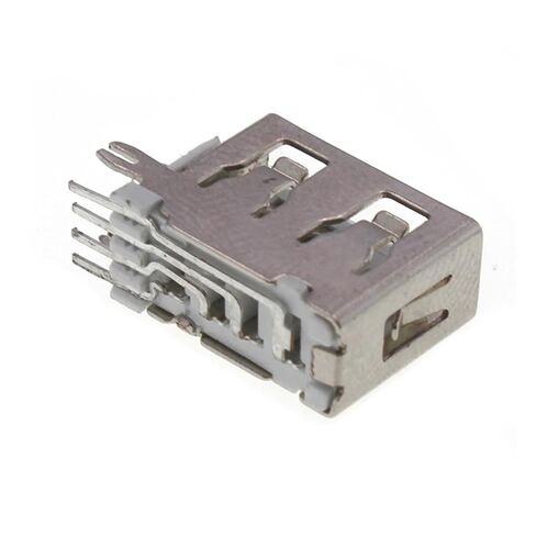 fengpeng 10 Pcs/Lot Female Side Insert Flat Edge USB 2.0 4Pin 180 Degree Type A Plug Socket Jack Connector Short Body Jack Wire Adapeter in Kuwait