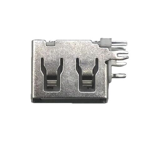 fengpeng 10 Pcs/Lot Female Side Insert Flat Edge USB 2.0 4Pin 180 Degree Type A Plug Socket Jack Connector Short Body Jack Wire Adapeter in Kuwait