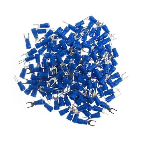 fengpeng 1000Pcs SV2-4 Y Type Fork Female Splice Terminal Plug Crimp Wire Cable Connector Electric Sertir Adapter 1.5-2.5mm2(Red) in Kuwait