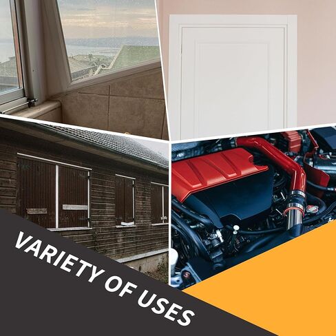 شريط إسفنجي مطاطي سميك بسمك 3/4 بوصة، إسفنجة لاصقة سميكة لتجريد الطقس من أجل العزل، شريط الطقس، ختم الباب، مانع الفجوة (طول 6.5 قدم × 2) in Kuwait