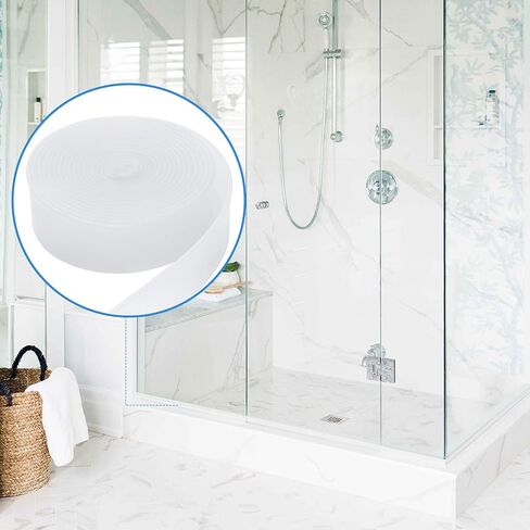 moonoom 108'' T-Type Shower Door Bottom Seal Strip, Clear Framed Door PVC Bottom Sweep Trim, Waterproof Shower Doors Insert Seals for Home Bathroom Kitchen Doors in Kuwait