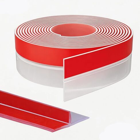 T-Shaped Silicone Seal Weather Stripping for Doors Frame Seal 3.18in x 20Ft, Door Draft Stopper for Exterior/Interior Doors, Energy Efficient Door Seal Blocks Cold Air Noise Water Dust in Saudi Arabia