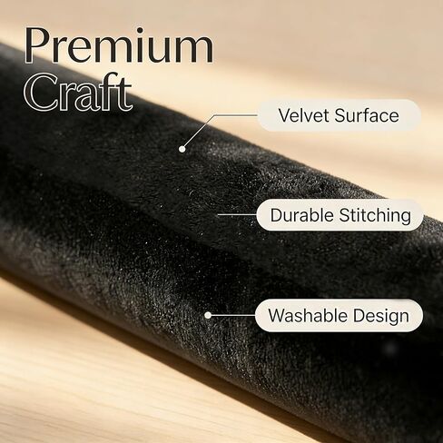 39" Door Draft Stopper - Adjustable Under Door Blocker, Double Sided Weather Stripping for Noise & Dust Proof - Universal Fit (Removable Fabric/Sponge)(Black) in Kuwait