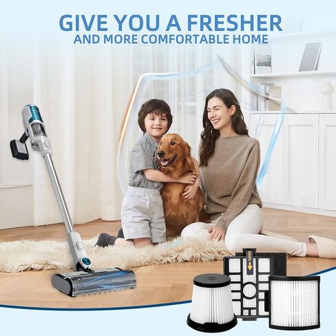 استبدال فلتر HEPA IW3615 IW3511: لسمك القرش IW1111 IW1120 IW3120 IW1000 IW3000 IW3111 IW1615 Detect Pro مكنسة كهربائية لاسلكية خفيفة الوزن، نظام التفريغ التلقائي محمول باليد 2 في 1 in Kuwait