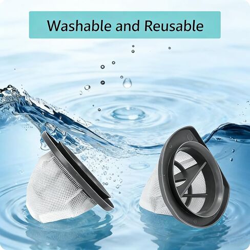 2033 Vacuum Filter Replacement fits for Bissell Featherweight Stick Lightweight Bagless Vacuum Cleaner Parts 2033 20331 20333 20334 20336 20339 2033M 10 Pack Filters&10 Foam Filters&3 brushs in Saudi Arabia