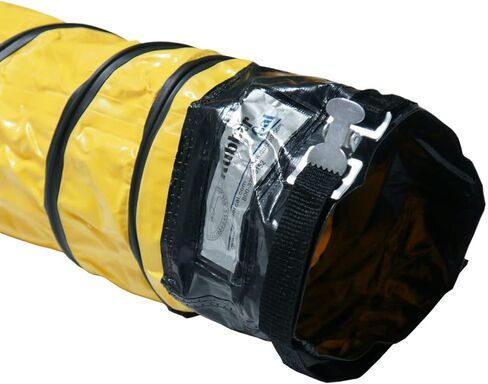 Rubber-Cal "Air Ventilator Heavy-Duty" Ventilation Hose (Fully Extended) - 12-Inch by 25-Feet in Saudi Arabia