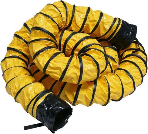 Rubber-Cal "Air Ventilator Heavy-Duty" Ventilation Hose (Fully Extended) - 12-Inch by 25-Feet in Saudi Arabia