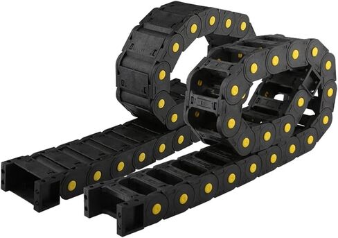 سلسلة نقل الطاقة كابل نقل مرن سلسلة سحب نايلون 25 × 57 مم 25 × 38 مم 25 × 50 مم 25 × 77 مم 25 × 103 مم جسر لآلات CNC سلسلة نقل الطاقة (125 مم، 25 × 103 مم_جسر) in Kuwait