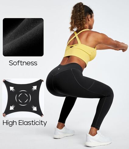 حمالات صدر رياضية عالية التأثير من Heathyoga للنساء + سراويل ضيقة مع جيوب للنساء in Saudi Arabia