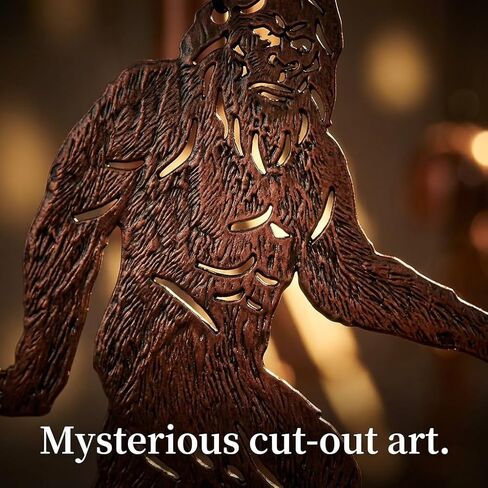 Bigfoot Wind Chimes - Sasquatch Decor for Outside Garden - Unique Deep Tone Outdoor Windchime - Funny Yard Art Gifts with Premium Box in Saudi Arabia