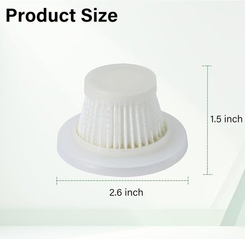 3 Pack Replacement Filter Compatible with Compact Cordless Vacuum, Washable Hepa Filter in Saudi Arabia