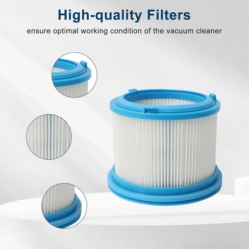 قطعتان من المرشحات البديلة القابلة للغسل المتوافقة مع Bissell 4052 4039 4137 PowerClean FurGuard 280W وFurFinder 200W، المكانس الكهربائية اللاسلكية ذاتية الوقوف، 2 مرشحات و4 منصات تصفية مسبقة وفرشاة واحدة in Saudi Arabia