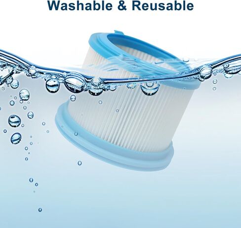 قطعتان من المرشحات البديلة القابلة للغسل المتوافقة مع Bissell 4052 4039 4137 PowerClean FurGuard 280W وFurFinder 200W، المكانس الكهربائية اللاسلكية ذاتية الوقوف، 2 مرشحات و4 منصات تصفية مسبقة وفرشاة واحدة in Saudi Arabia