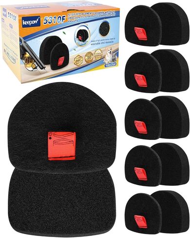 KEEPOW Vacuum Filters Compatible with Shark UltraCyclone Pet Pro Plus Cordless Handheld Vacuum, 2 Pack Filter Replacement for Shark CH901 CH950 CH951 CH951C CH900WM XL Dust Cup Filter, Part #XFTRCH900 in Saudi Arabia