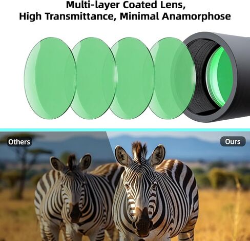 30-260X80 Binoculars for Adults High Powered,Zoom Binoculars with Tripod and Straps for Stargazing,Bird Watching,Travel(Black Silver in Kuwait