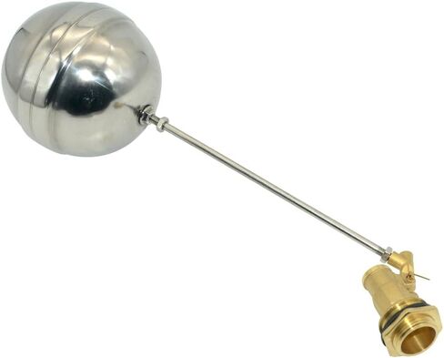 VARMHUS 304 Stainless Steel Male Thread Float Ball Valve, Brass Automatic Water Level Control for Stock Tank, Pool, and Water Tank Applications (3/4inch) in Kuwait