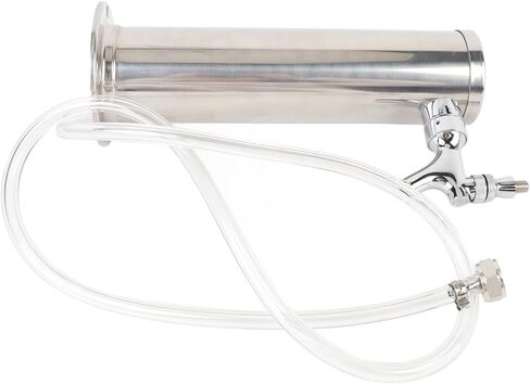 TARSHYRY Stainless Steel Draft Beer Tower, 3 Inch Single Tap Beer Dispenser with Circular Design for Parties Restaurants Pubs in Saudi Arabia