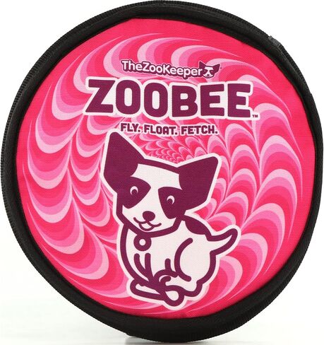 لعبة Zoobee Flying Disc Dog Toy - ألوان ودية رؤية للكلاب - Frisbee لينة ودائمة للعب في الهواء الطلق ، وجلب المياه ومتعة البليار in Kuwait