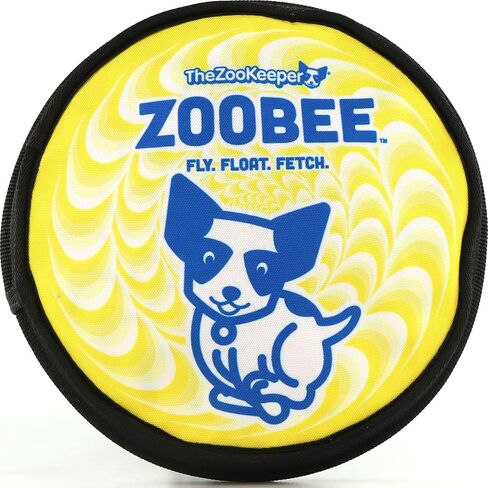 ZooBee Flying Disc Dog Toy – Dog Vision Friendly Colors – Soft & Durable Frisbee for Outdoor Play, Water Fetch & Pool Fun – Safe on Teeth – Floating Dog Toy – Lightweight & Easy to Throw in Kuwait