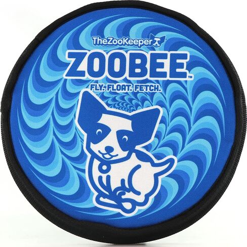 ZooBee Flying Disc Dog Toy – Dog Vision Friendly Colors – Soft & Durable Frisbee for Outdoor Play, Water Fetch & Pool Fun – Safe on Teeth – Floating Dog Toy – Lightweight & Easy to Throw in Kuwait