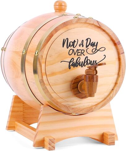 3L Engraved Barrel with Stand and Spigot Barrel Dispenser Bourbon Barrel for Cocktails Bourbon Rum Tequila Beer in Saudi Arabia