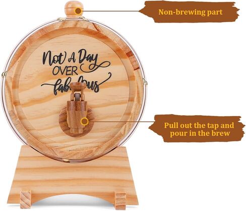 3L Engraved Barrel with Stand and Spigot Barrel Dispenser Bourbon Barrel for Cocktails Bourbon Rum Tequila Beer in Saudi Arabia