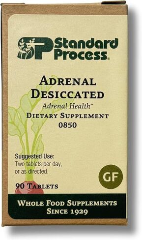 الغدة الكظرية المجففة - دعم الغدة الكظرية الطبيعي للطاقة، ومقاومة الإجهاد، وصحة المناعة - GF، 90 قرصًا in Kuwait