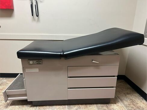 أغطية مقاعد البار 4 أقل من Midmark Ritter 104 استبدال الغطاء العلوي لطاولة الفحص الطبي - الفينيل التجاري الفاخر، تركيب يمكن تدبيسه بنفسك (بيج) in Kuwait