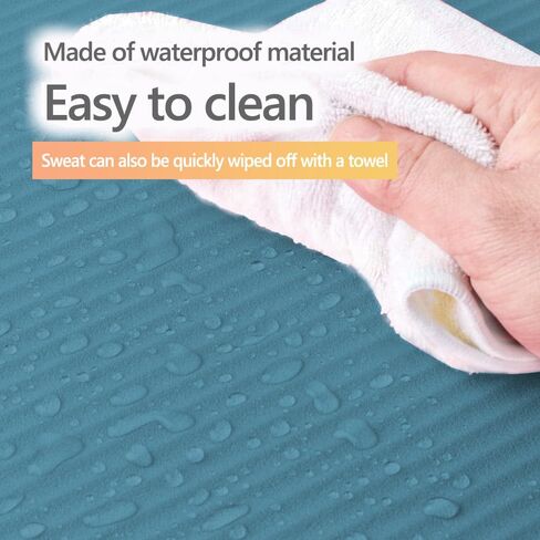 سجادة اليوجا السميكة من بريماسول، سجادة NBR سميكة للغاية بسمك 1/2 بوصة مع ثبات معزز - تصميم محكم، بساط خفيف الوزن مع حزام حمل وحقيبة لليوجا والبيلاتيس وصالة الألعاب الرياضية والاستخدام المنزلي (ألوان متعددة) in Kuwait