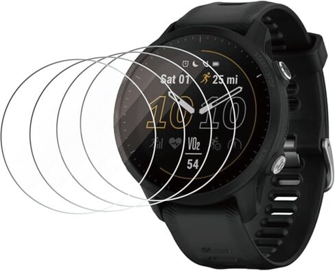 4 حزمة شاشة الحزمة ل Garmin Forerunner 165/165 Music Smartwatch ، غلاف شاشة زجاجي خالية من الفقاعات خالية من الفقاعات in Kuwait