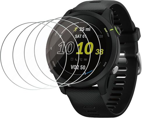 4 حزمة شاشة الحزمة ل Garmin Forerunner 165/165 Music Smartwatch ، غلاف شاشة زجاجي خالية من الفقاعات خالية من الفقاعات in Kuwait