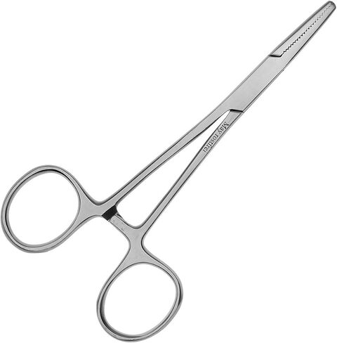 May - Set of 2 clamps with straight end - length: 13 cm - stainless steel in Kuwait
