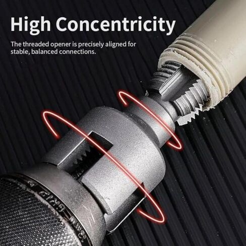 Pipe Threading Tool Set 1/2" & 3/4" PPR Pipe Tap Kit, Internal & External Threading Tool, Manual Pipe Thread Cutter with Hex Shank for Plastic Plumbing Repair in Saudi Arabia