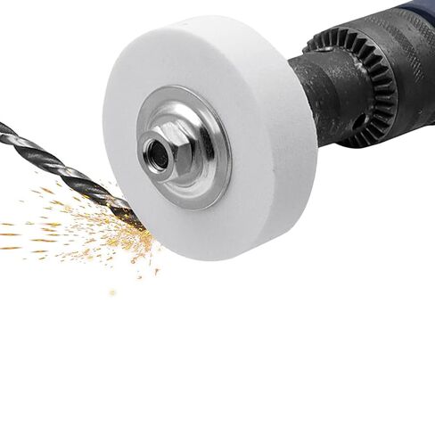 125mm Corundum Bench Grinding Wheel - High-Speed Steel & Tool Steel Sharpening - 12.7mm Hole Diameter, 16mm Thick, 1PC(100 Grit) in Saudi Arabia