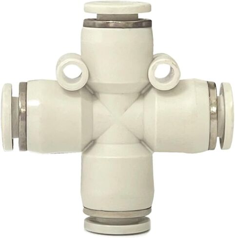 1 قطعة PZA رباعية الاتجاه مفاصل توصيل الانابيب اقتران سريع خرطوم القطر الخارجي 4 مللي متر 6 مللي متر 8 مللي متر 10 مللي متر 12 مللي متر تركيب هوائي (PZA12) in Kuwait