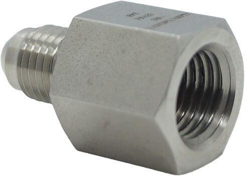 RFS الفولاذ المقاوم للصدأ JIC تركيب أنبوب متوهج، مستقيم، 5/8 "أنبوب OD JIC ذكر × 1/2" NPT أنثى in Kuwait