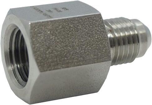 RFS الفولاذ المقاوم للصدأ JIC تركيب أنبوب متوهج، مستقيم، 5/8 "أنبوب OD JIC ذكر × 1/2" NPT أنثى in Kuwait