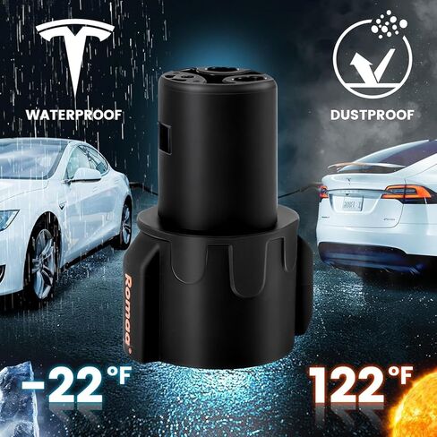 J1772 إلى محول شحن NACS EV لـ Tesla ، متوافق مع Tesla Model 3/Y/S/S ، MAX 60A FASTER CHARGING J1772 ADAPTER لـ TESLA ، التصميم المحمول ، مناسب لجميع محطات شحن J1772 AC AC in Saudi Arabia
