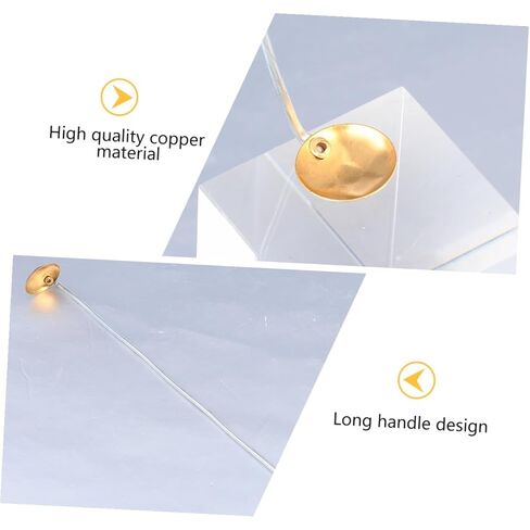 15pcs Copper Chemical Combustion Spoons Laboratory Heating and Sampling Tools Teaching Instrument for Scientific Research and Medical Use in Saudi Arabia