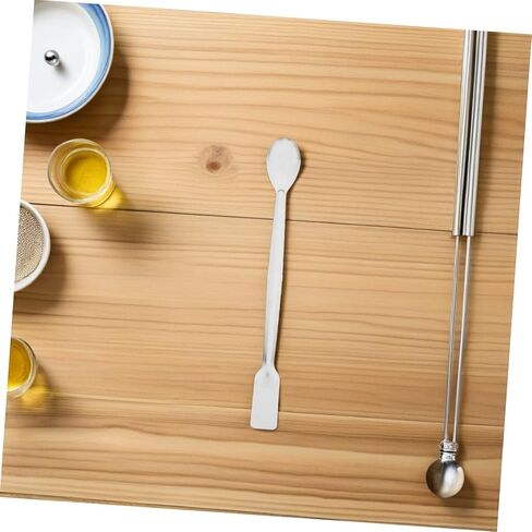 10pcs Stainless Steel Lab Spatulas Double Ended Micro Sampling Spoons for Precise Powder Dosing Mixing and Transferring in Scientific Laboratory Use in Saudi Arabia