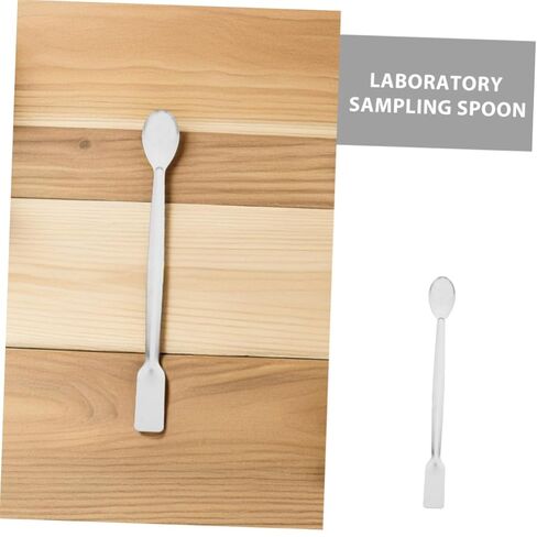 10pcs Stainless Steel Lab Spatulas Double Ended Micro Sampling Spoons for Precise Powder Dosing Mixing and Transferring in Scientific Laboratory Use in Saudi Arabia