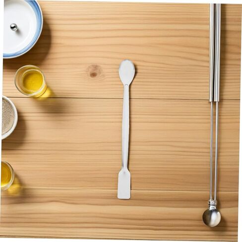 10pcs Stainless Steel Lab Sampling Spoons Double-Ended Micro Measuring Scoops for Precise Powder Dosing Pharmacy and Scientific Laboratory Use in Saudi Arabia
