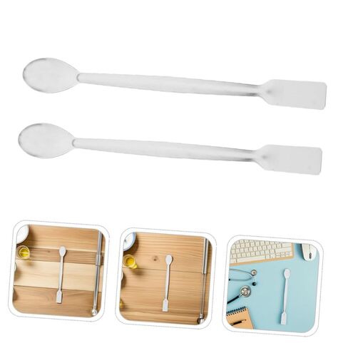 10pcs Stainless Steel Lab Sampling Spoons Double-Ended Micro Measuring Scoops for Precise Powder Dosing Pharmacy and Scientific Laboratory Use in Saudi Arabia
