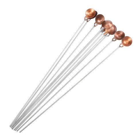 10pcs Copper Head Laboratory Burning Spoons High Temperature Resistant Combustion Reaction Tools with Long Handles for Safe Experimental Use in Saudi Arabia