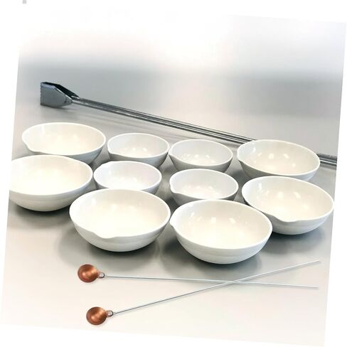 10pcs Copper Head Laboratory Burning Spoons High Temperature Resistant Combustion Reaction Tools with Long Handles for Safe Experimental Use in Saudi Arabia