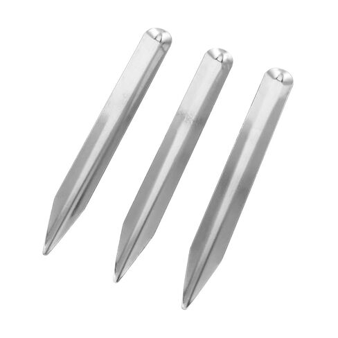 LIFKOME 3pcs Stainless Steel Lab Spatula Curved Pearl Scoop with Pointed Ends for Precise Mixing and Transferring Powders Pastes Jewelry and Laboratory Use in Saudi Arabia