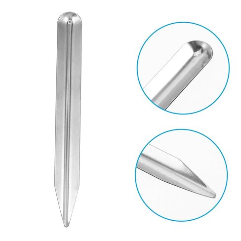 LIFKOME 3pcs Stainless Steel Lab Spatula Curved Pearl Scoop with Pointed Ends for Precise Mixing and Transferring Powders Pastes Jewelry and Laboratory Use in Saudi Arabia